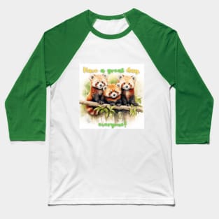 Red pandas smile Baseball T-Shirt